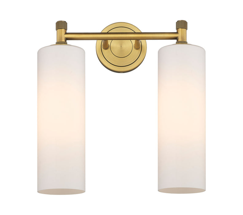 Innovations - 434-2W-BB-G434-12WH - LED Bath Vanity - Downtown Urban - Brushed Brass