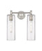 Innovations - 434-2W-SN-G434-12CL - LED Bath Vanity - Downtown Urban - Satin Nickel