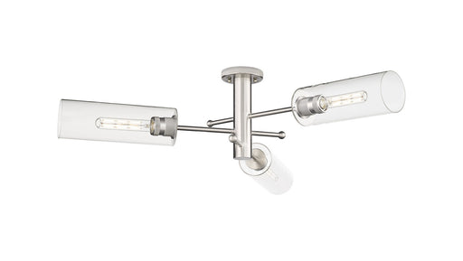 Downtown Urban LED Flush Mount Satin Nickel