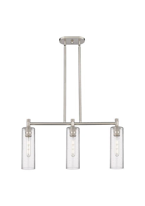 Innovations - 434-3I-SN-G434-12SDY - LED Island Pendant - Downtown Urban - Satin Nickel