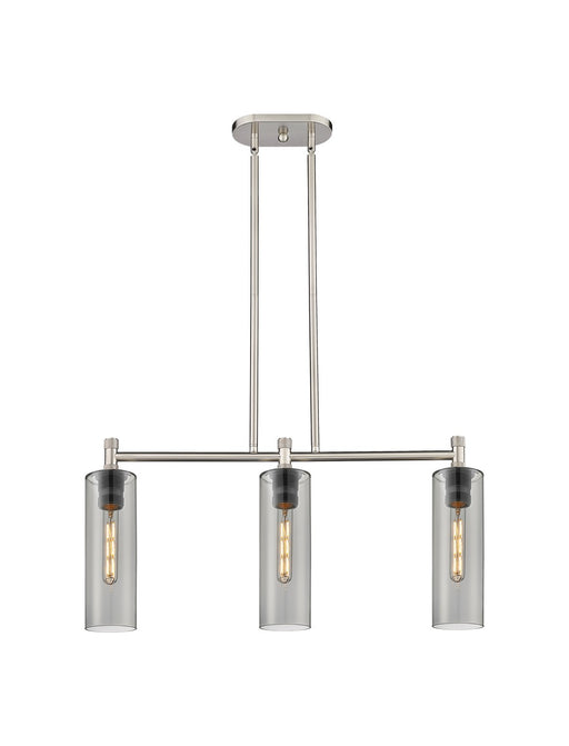 Innovations - 434-3I-SN-G434-12SM - LED Island Pendant - Downtown Urban - Satin Nickel