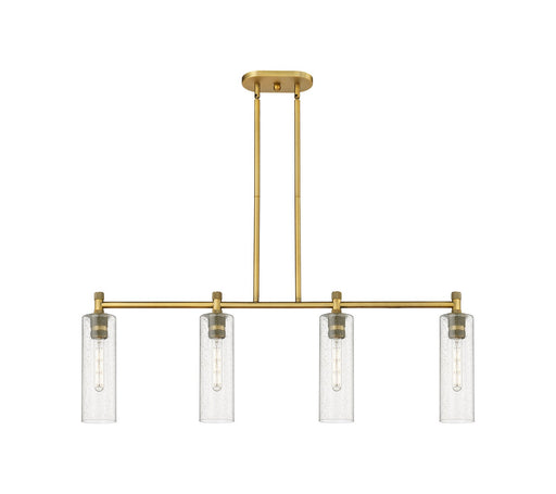 Innovations - 434-4I-BB-G434-12SDY - LED Island Pendant - Downtown Urban - Brushed Brass