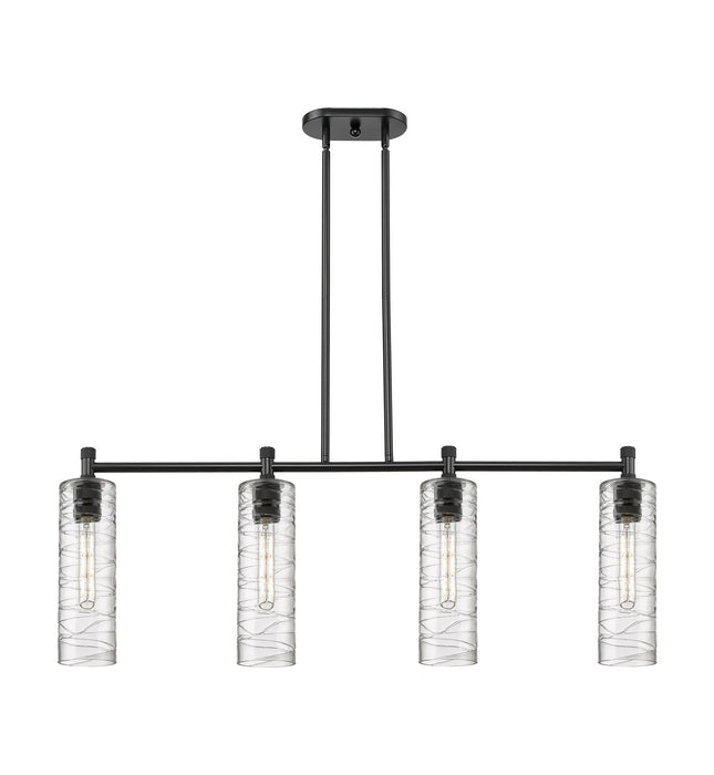 Innovations - 434-4I-BK-G434-12DE - LED Island Pendant - Downtown Urban - Matte Black