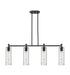 Innovations - 434-4I-BK-G434-12DE - LED Island Pendant - Downtown Urban - Matte Black