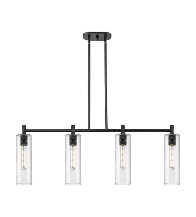 Innovations - 434-4I-BK-G434-12SDY - LED Island Pendant - Downtown Urban - Matte Black