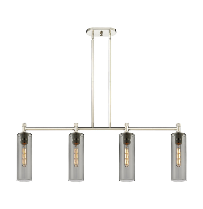 Innovations - 434-4I-PN-G434-12SM - LED Island Pendant - Downtown Urban - Polished Nickel