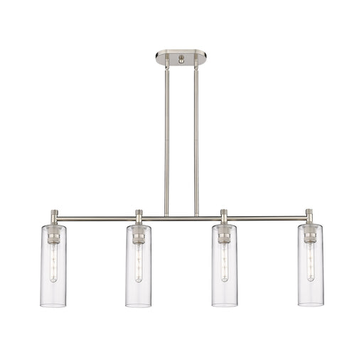 Innovations - 434-4I-SN-G434-12CL - LED Island Pendant - Downtown Urban - Satin Nickel