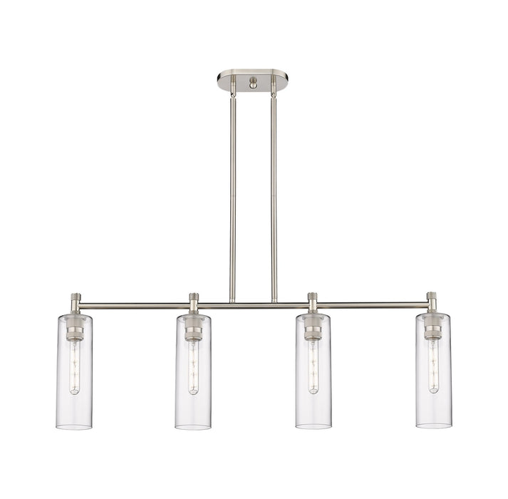 Innovations - 434-4I-SN-G434-12CL - LED Island Pendant - Downtown Urban - Satin Nickel