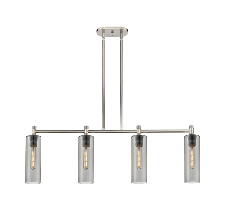 Innovations - 434-4I-SN-G434-12SM - LED Island Pendant - Downtown Urban - Satin Nickel