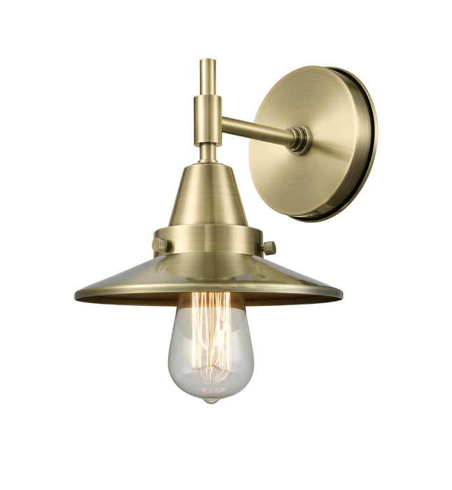 Innovations - 447-1W-AB-M4-AB - One Light Wall Sconce - Caden - Antique Brass