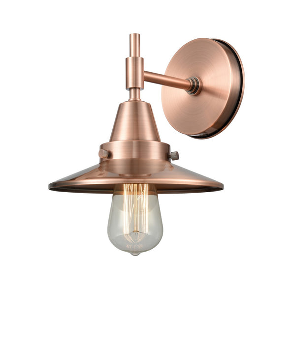 Innovations - 447-1W-AC-M3-AC - One Light Wall Sconce - Caden - Antique Copper