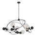 Hubbardton Forge - 136421-SKT-10-LL0639 - Six Light Pendant - Sprig - Black