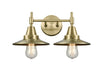 Innovations - 447-2W-AB-M4-AB - Two Light Bath Vanity - Caden - Antique Brass