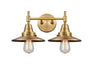 Innovations - 447-2W-BB-M4-BB - Two Light Bath Vanity - Caden - Brushed Brass