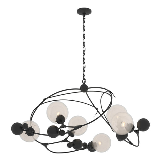 Sprig Six Light Pendant Black