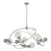 Hubbardton Forge - 136421-SKT-82-LL0639 - Six Light Pendant - Sprig - Vintage Platinum