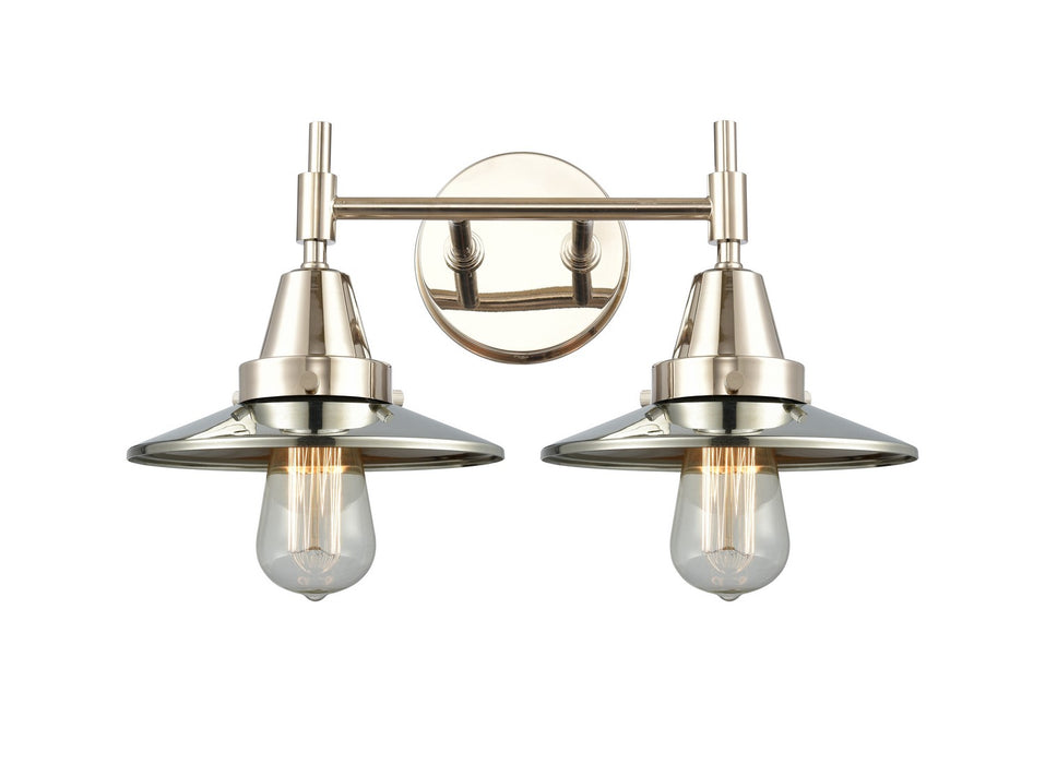 Innovations - 447-2W-PN-M1-PN - Two Light Bath Vanity - Caden - Polished Nickel