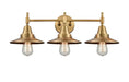 Innovations - 447-3W-BB-M4-BB - Three Light Bath Vanity - Caden - Brushed Brass