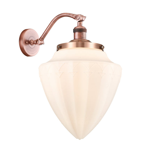 Innovations - 515-1W-AC-G661-12 - One Light Wall Sconce - Franklin Restoration - Antique Copper