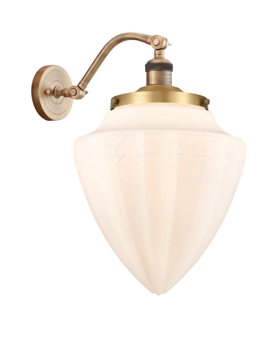 Innovations - 515-1W-BB-G661-12 - One Light Wall Sconce - Franklin Restoration - Brushed Brass