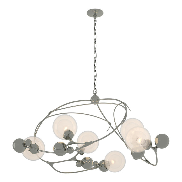Hubbardton Forge - 136421-SKT-85-WF0639 - Six Light Pendant - Sprig - Sterling