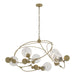 Hubbardton Forge - 136421-SKT-86-LL0639 - Six Light Pendant - Sprig - Modern Brass