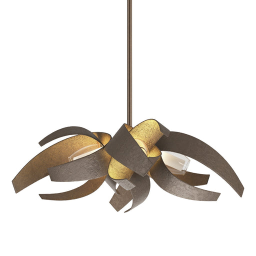 Corona Four Light Pendant Bronze