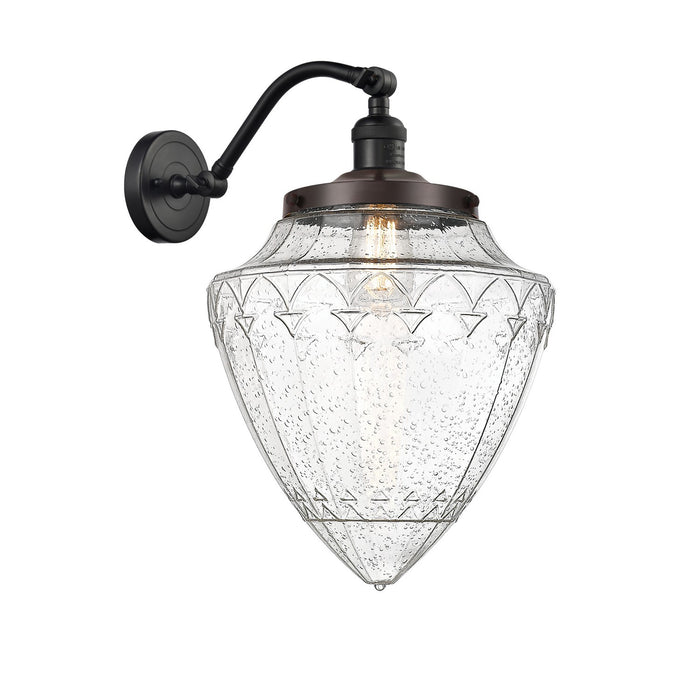 Innovations - 515-1W-OB-G664-12 - One Light Wall Sconce - Franklin Restoration - Oil Rubbed Bronze