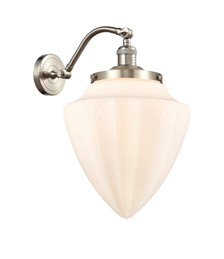 Franklin Restoration One Light Wall Sconce Brushed Satin Nickel
