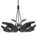 Hubbardton Forge - 136501-SKT-MULT-10-YE0352 - Six Light Pendant - Corona - Black
