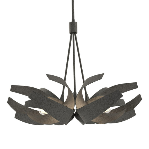Corona Six Light Pendant Natural Iron