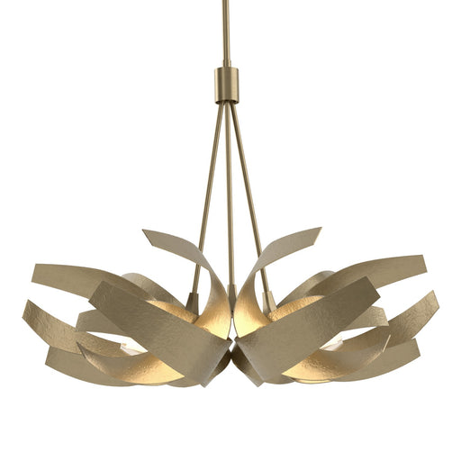Corona Six Light Pendant Soft Gold