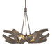 Hubbardton Forge - 136502-SKT-MULT-05-BR-YE0352 - Six Light Pendant - Corona - Bronze