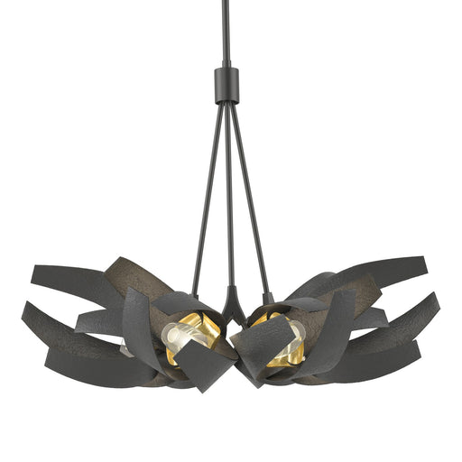 Corona Six Light Pendant Black