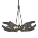 Hubbardton Forge - 136502-SKT-MULT-10-BR-YE0352 - Six Light Pendant - Corona - Black