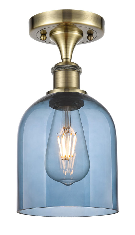 Innovations - 516-1C-AB-G558-6BL - One Light Semi-Flush Mount - Ballston - Antique Brass