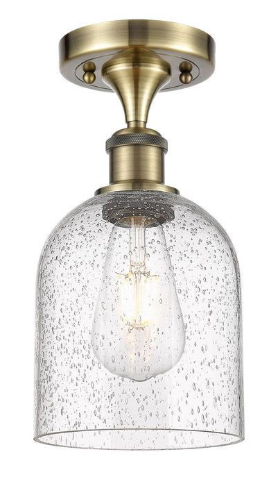 Innovations - 516-1C-AB-G558-6SDY - One Light Semi-Flush Mount - Ballston - Antique Brass