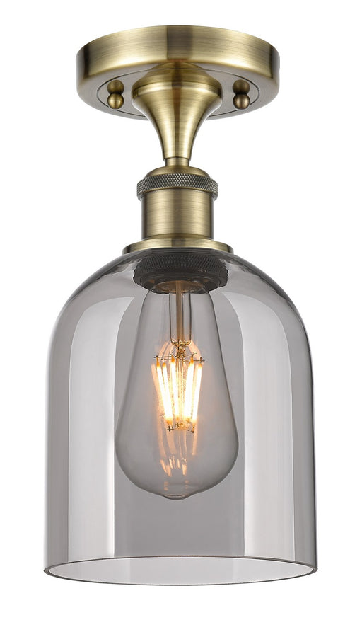 Innovations - 516-1C-AB-G558-6SM - One Light Semi-Flush Mount - Ballston - Antique Brass