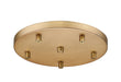 Z-Lite - CP1205R-RB - Five Light Ceiling Plate - Multi Point Canopy - Rubbed Brass