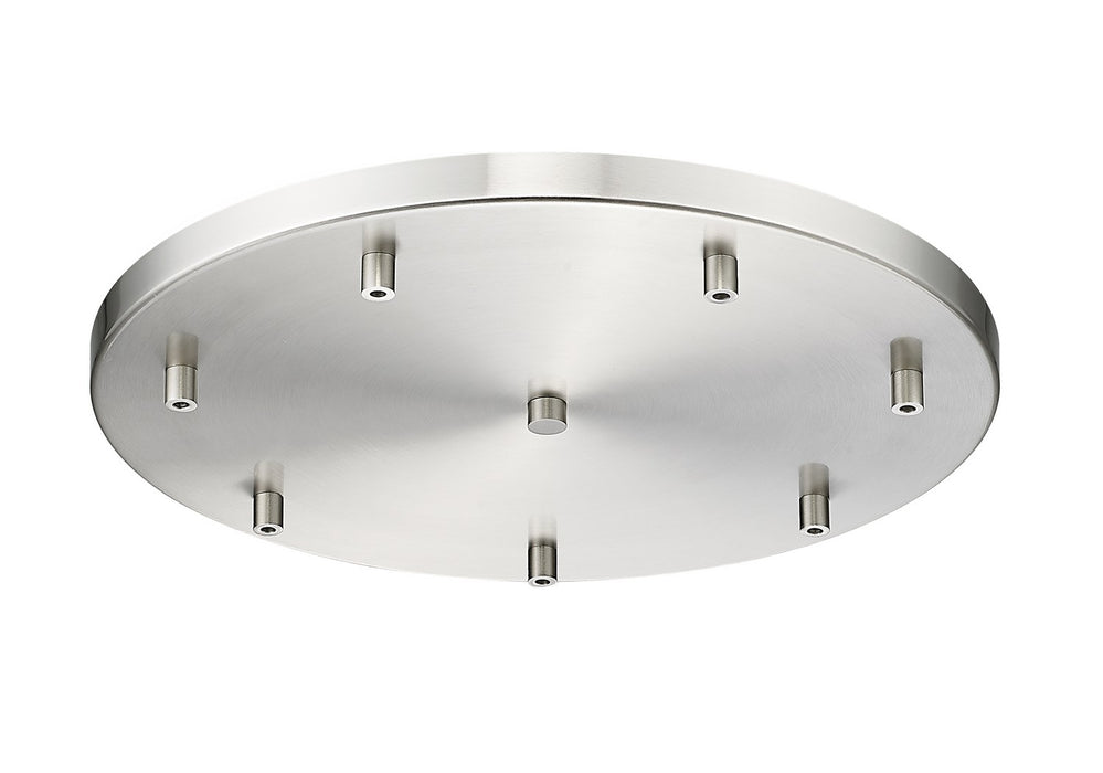 Z-Lite - CP1807R-BN - Seven Light Ceiling Plate - Multi Point Canopy - Brushed Nickel