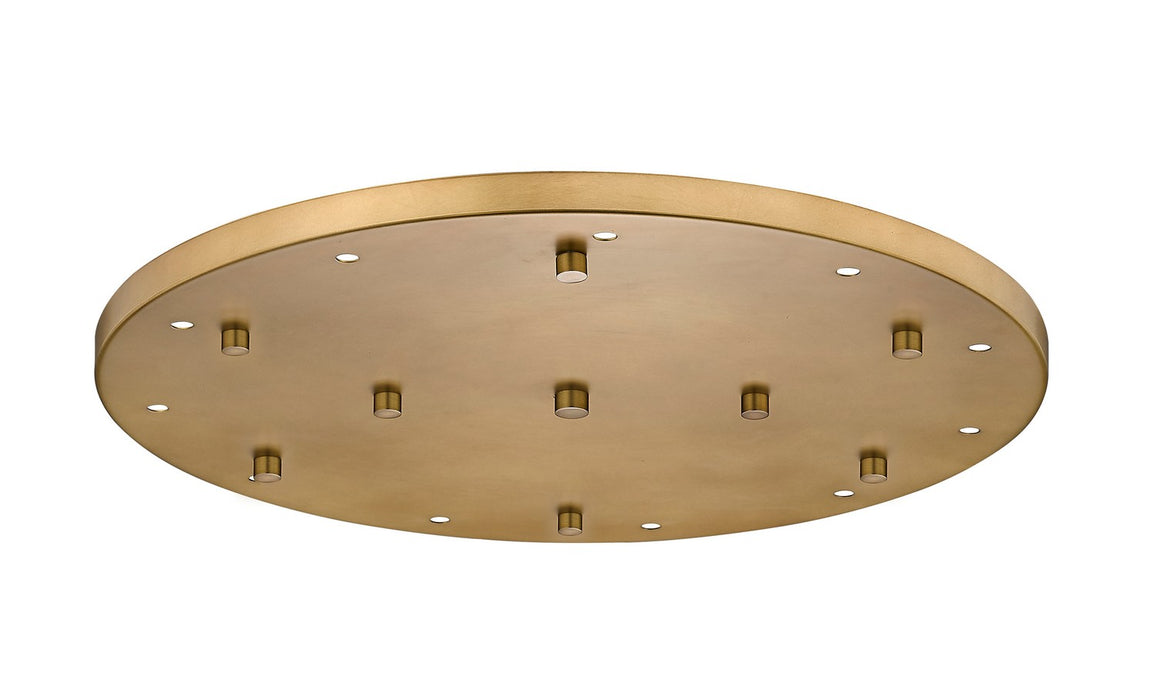 Z-Lite - CP2411R-RB - 11 Light Ceiling Plate - Multi Point Canopy - Rubbed Brass