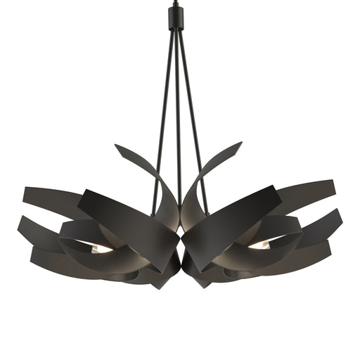 Corona Six Light Pendant Black