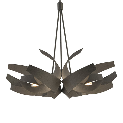 Corona Six Light Pendant Natural Iron