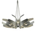 Hubbardton Forge - 136505-SKT-MULT-82-YE0377 - Six Light Pendant - Corona - Vintage Platinum
