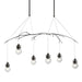 Hubbardton Forge - 136560-SKT-LONG-14-ZM0565 - Six Light Pendant - Kiwi - Oil Rubbed Bronze