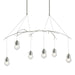 Hubbardton Forge - 136560-SKT-LONG-85-ZM0565 - Six Light Pendant - Kiwi - Sterling