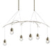 Hubbardton Forge - 136560-SKT-SHRT-84-ZM0565 - Six Light Pendant - Kiwi - Soft Gold