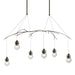 Hubbardton Forge - 136560-SKT-STND-05-ZM0565 - Six Light Pendant - Kiwi - Bronze