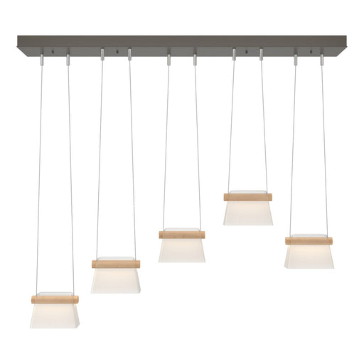 Cowbell LED Pendant Dark Smoke