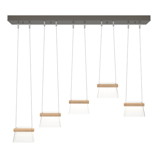 Cowbell LED Pendant Dark Smoke